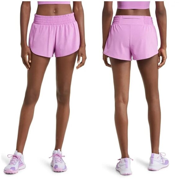 💕ZELLA💕 Altitude Running Shorts ~ Purple Iris Moire Embossed XL NWT - Picture 1 of 13